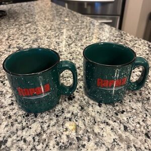 Dark Green Speckled Camp Mug, Coffee Cup: Rápalas Official Field Tester Set Of 2